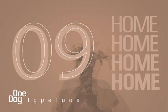One Day Font PNG with transparent background - Preview 2