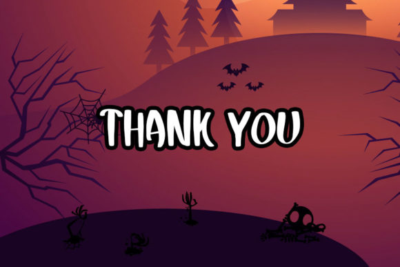 Pumpkin Horror Font PNG with transparent background - Preview 5