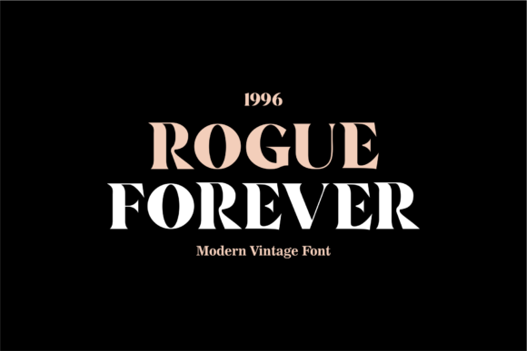 Rogue Forever Serif Font By Vroz Studio