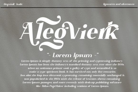 Alegvierk Font - Preview 6