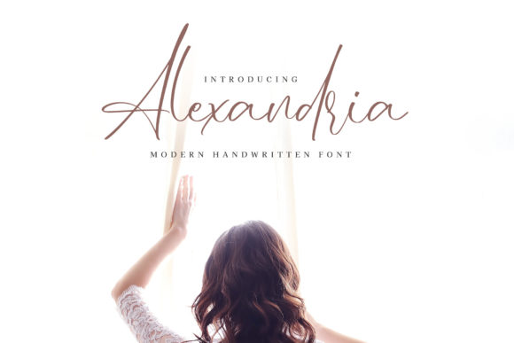 Alexandria Fontes Script Fonte Por geelator
