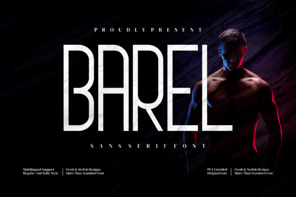 Barel Sans Serif Font By mahstudios