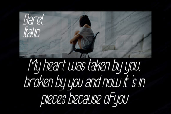 Barel Font - Preview 3