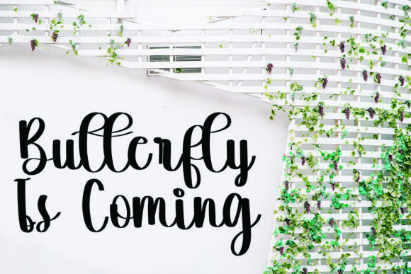 Butterfly Font - Preview 3