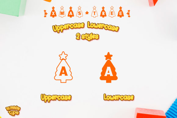 Christmas Tree Font - Preview 5