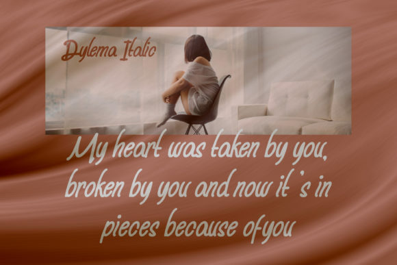Dylema Font PNG with transparent background - Preview 1