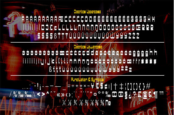 Electronas Font - Preview 2