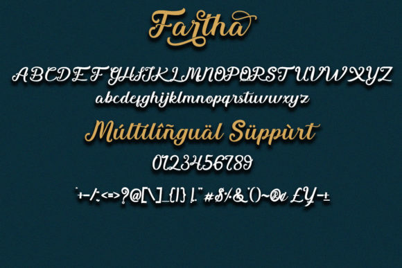 Fartha Font - Preview 3