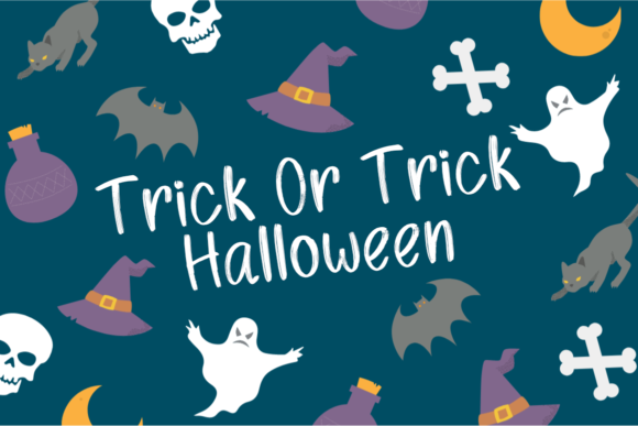 Funny Halloween Font PNG with transparent background - Preview 3