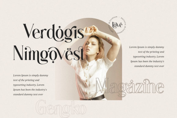 Gingko Font - Preview 3
