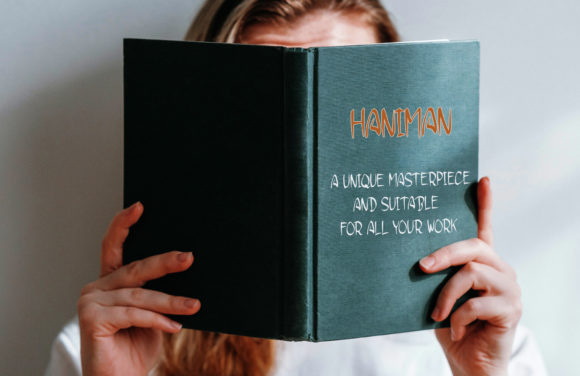 Haniman Font PNG with transparent background - Preview 2
