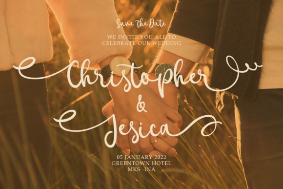 Kathlyn Script Font PNG with transparent background - Preview 2
