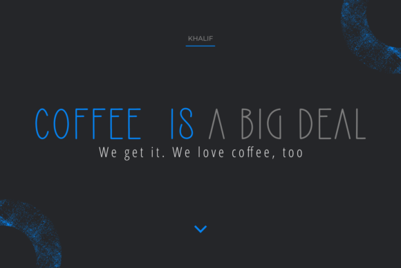 Khalif Font - Preview 1