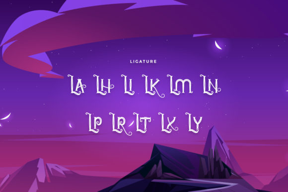 Lost Dragon Font PNG with transparent background - Preview 6