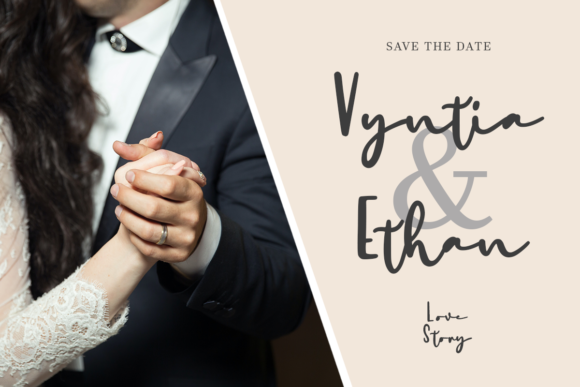 Lovely Beige Font PNG with transparent background - Preview 4