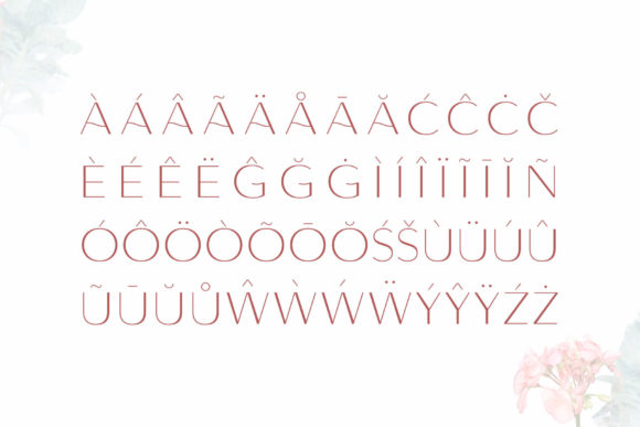 Lunates Font PNG with transparent background - Preview 3