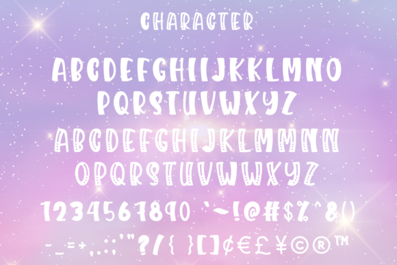 Magical Twins Font PNG with transparent background - Preview 5