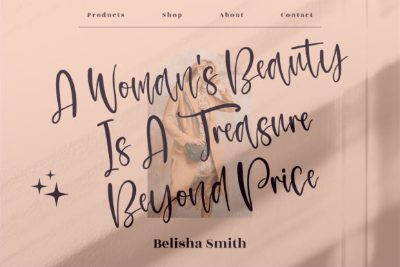 Momshine Font PNG with transparent background - Preview 6