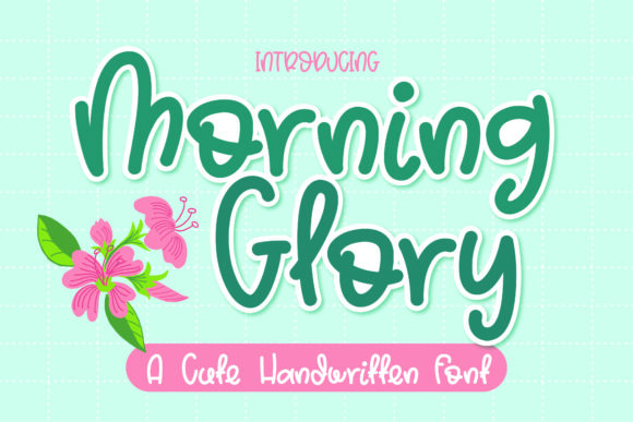 Morning Glory Fuentes Caligráficas Fuente Por GoodMoodType