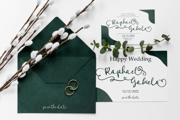 Rosemary Font PNG with transparent background - Preview 3