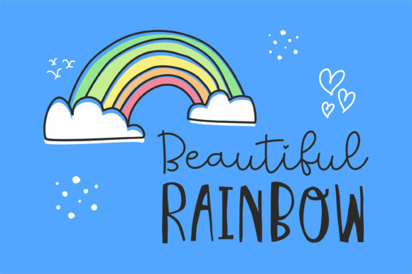 Beautiful Child Font - Preview 1