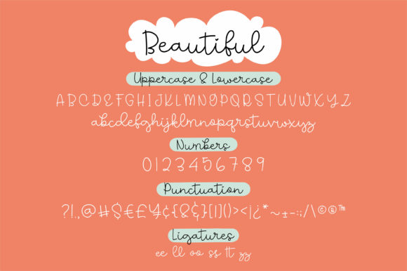 Beautiful Child Font - Preview 6