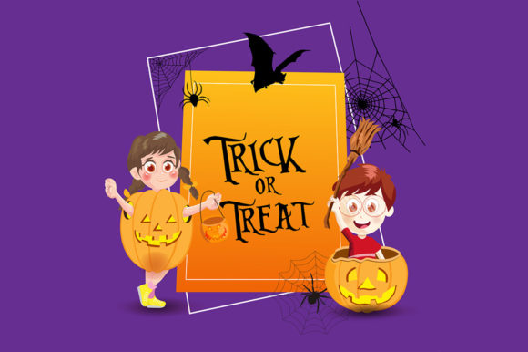 Cool Kids Halloween Party Vector Design