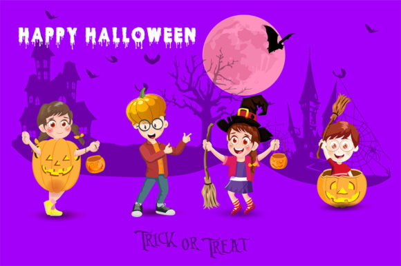 Trick or Treat Kids Halloween Party