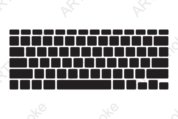 Keyboard. SVG File Ready for Cricut Graphic Illustrations By artychoke.design
