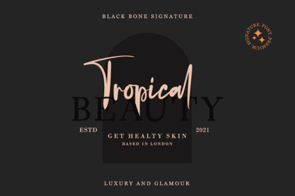 Black Bone Font - Preview 4