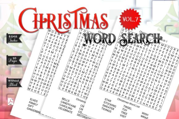 Christmas Word Search Puzzle Games