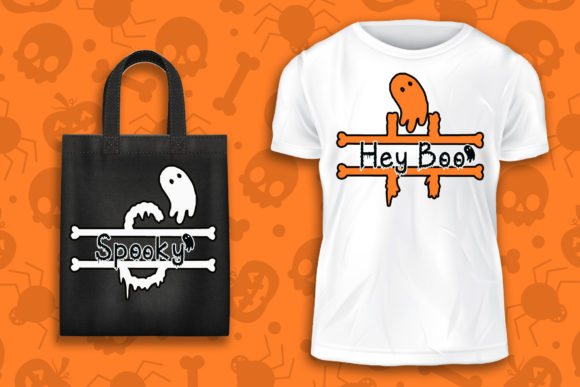 Creepy Halloween Monogram Font PNG with transparent background - Preview 1