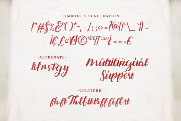Fall Story Font PNG with transparent background - Preview 2