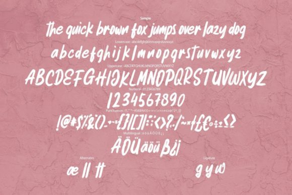 Heseick Font PNG with transparent background - Preview 5