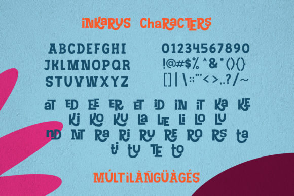 Inkarus Font PNG with transparent background - Preview 6