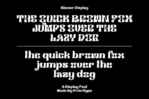 Klemer Font - Preview 1