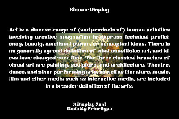 Klemer Font - Preview 4