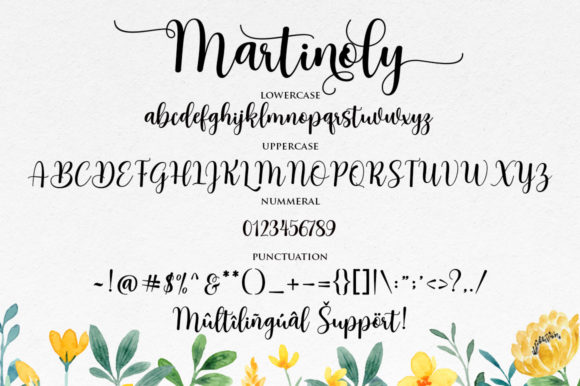 Martinoly Font PNG with transparent background - Preview 6