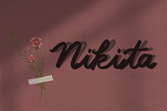 Nikola Font PNG with transparent background - Preview 1