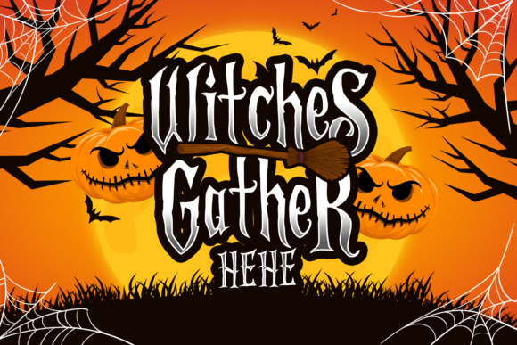 Scaryous Font PNG with transparent background - Preview 3