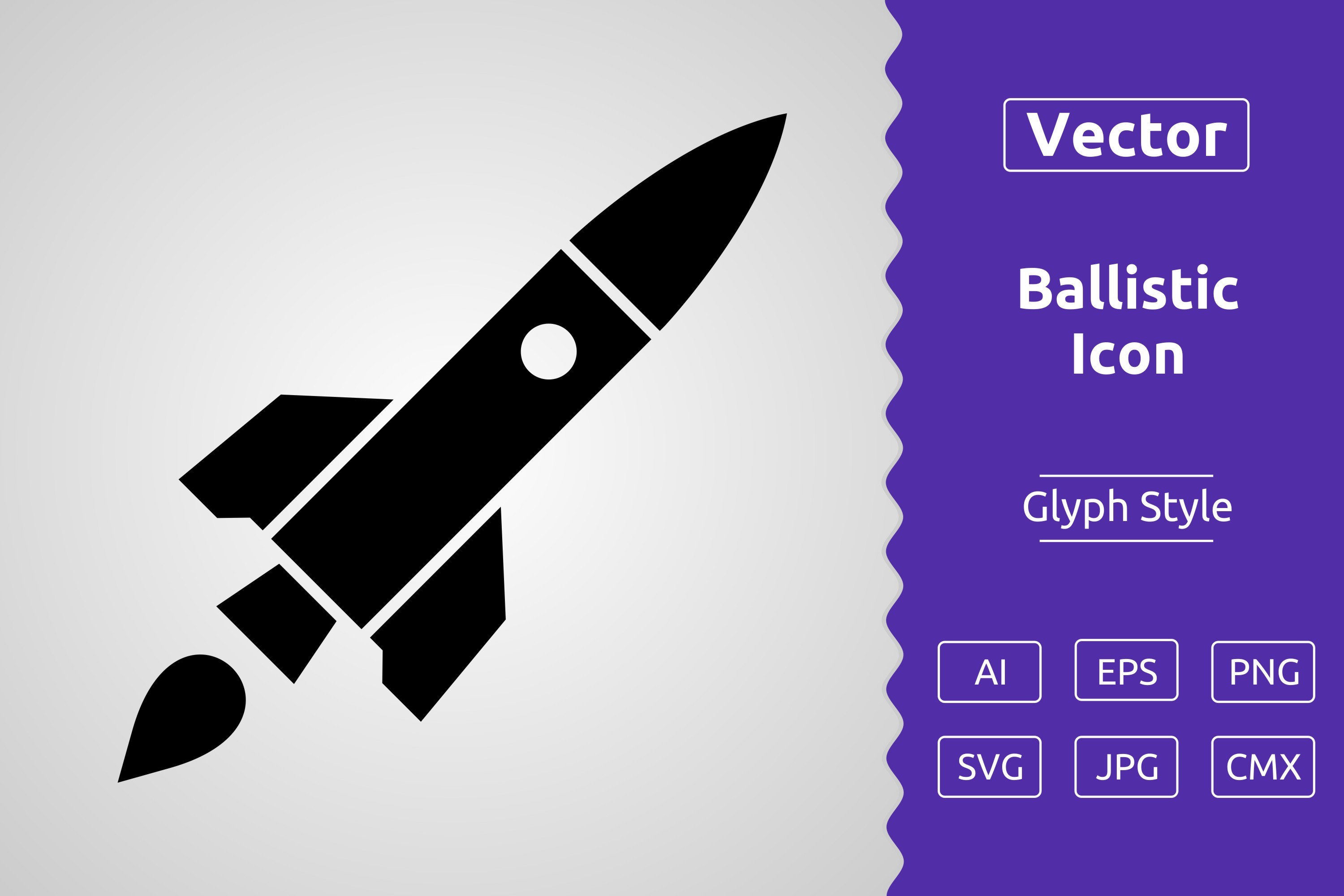 Vector Ballistic Glyph Icon Design Graphic by Muhammad Atiq · Creative ...