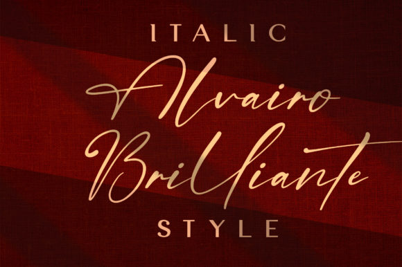 Alvairo Brilliante Font - Preview 5