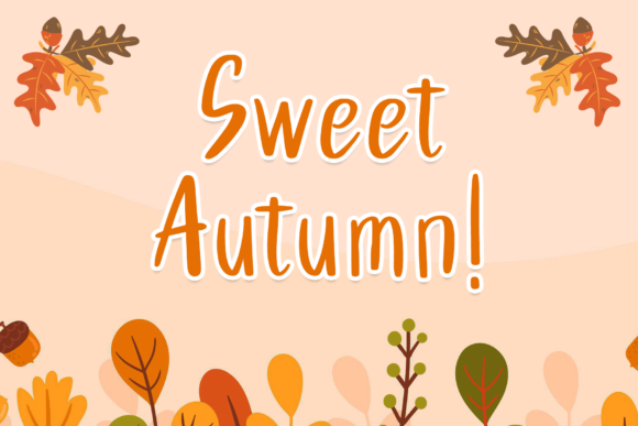Autumn Fall Font - Preview 1
