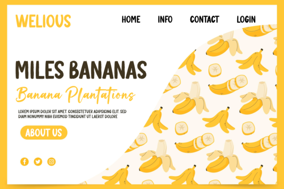 Banana Pastry Font PNG with transparent background - Preview 1