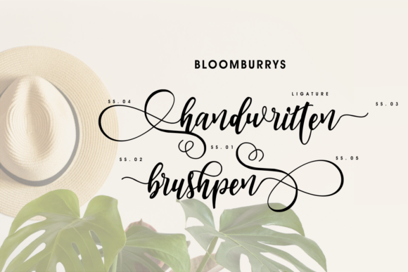 Bloomburrys Font - Preview 4