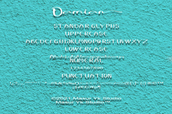 Damian Font - Preview 3