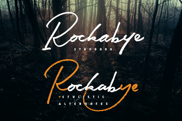 Easy Lullabye Font PNG with transparent background - Preview 4