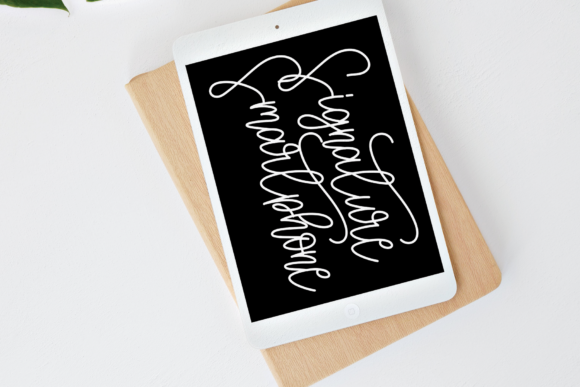 Maddison Vintage Font PNG with transparent background - Preview 3