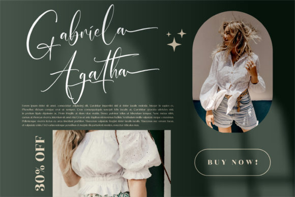 Malistera Font PNG with transparent background - Preview 3
