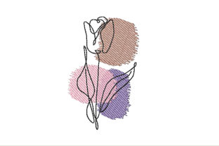 One Line Tulip